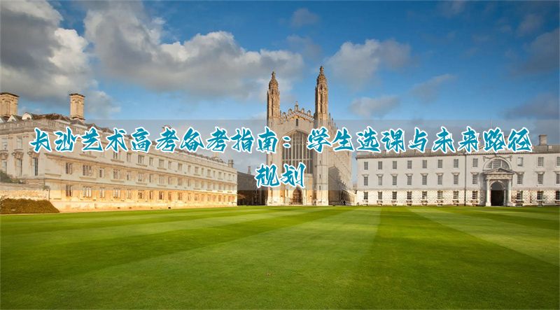 保定艺术高考备考指南：学生选课与未来路径规划