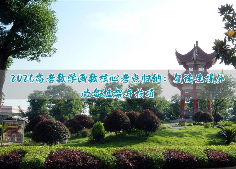 2026高考数学函数核心考点归纳：复读生提分必备框架与技巧